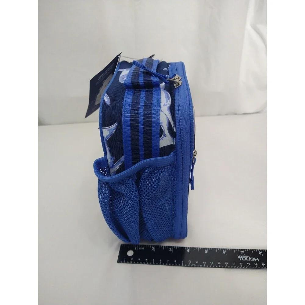 New with Tag Pottery Barn Kids Mackenzie Lunch Box Shark Blue